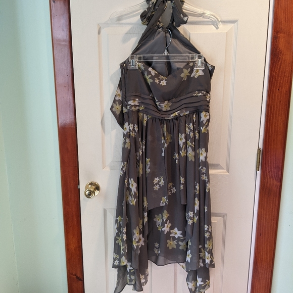 Grey halter dress - Picture 4 of 5